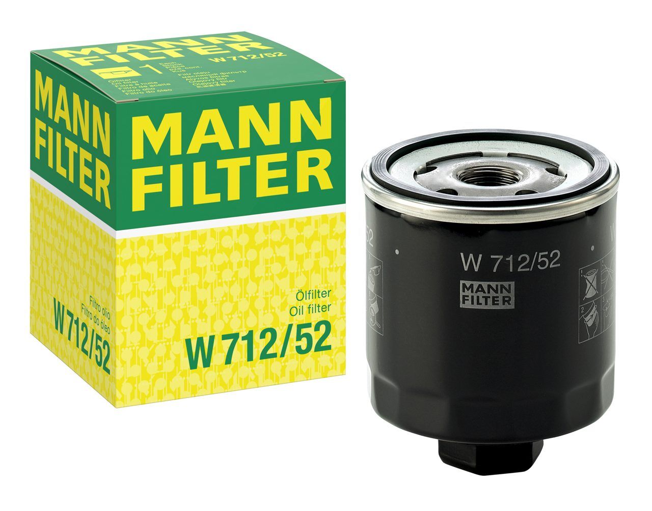 MANN W712/52  I  YAĞ FİLTRESİ BORA GOLF POLO FSİ MOTOR