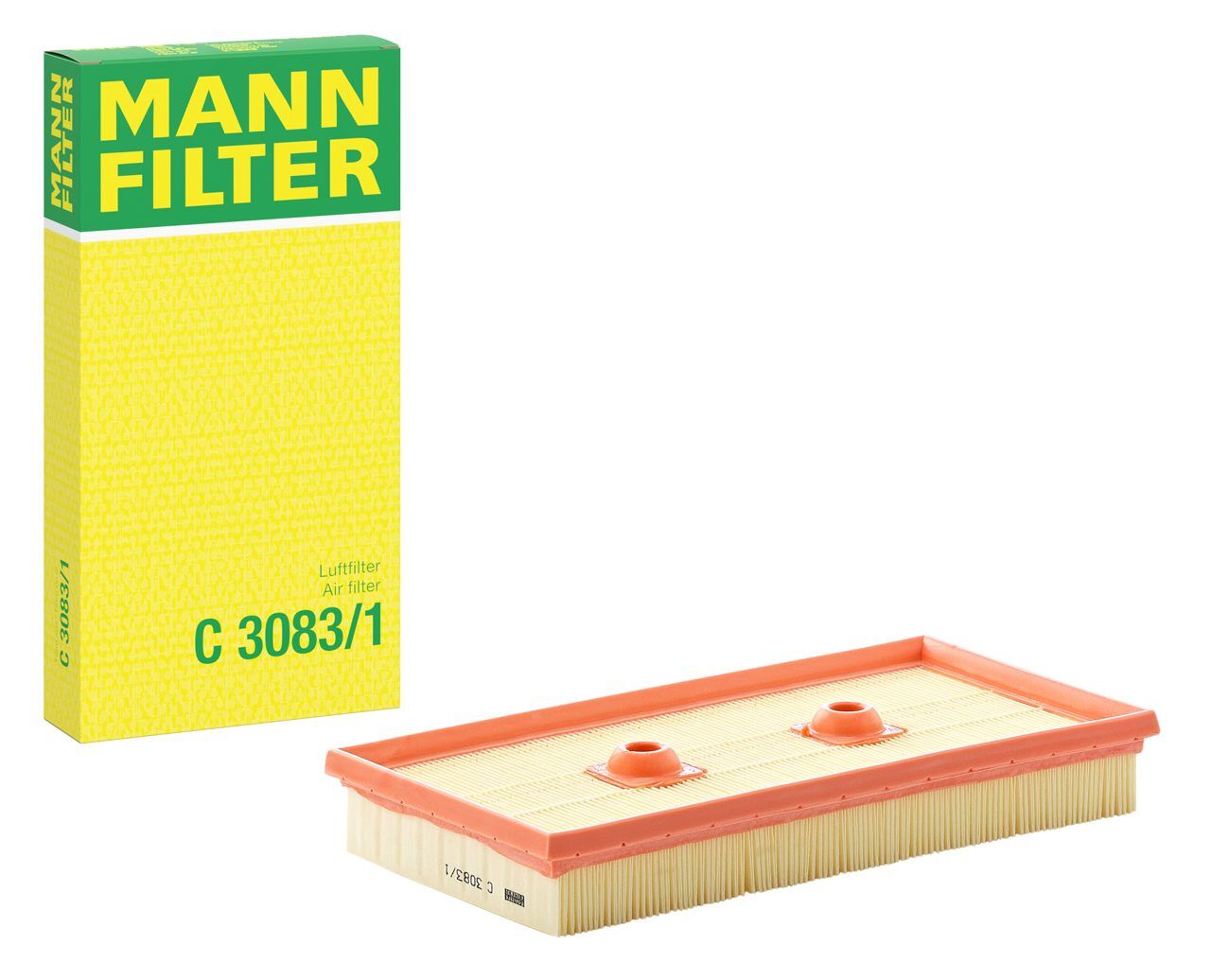 MANN C3083/1 HAVA FİLTRESİ GOLF V PASSAT JETTA 1.6 FSİ ( BLF - BLP ) ORTASI DELİK