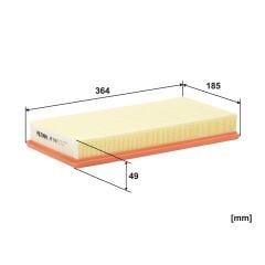 FİLTRON AP149/1 HAVA FİLTRESİ GOLF IV BORA TOLEDO LEON 00-07